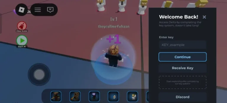 clé de réception