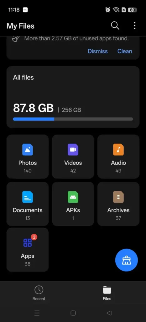 Gestionnaire de fichiers pour votre smartphone